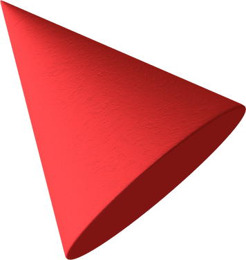 Russian 3D Avant Garde Shapes Cone